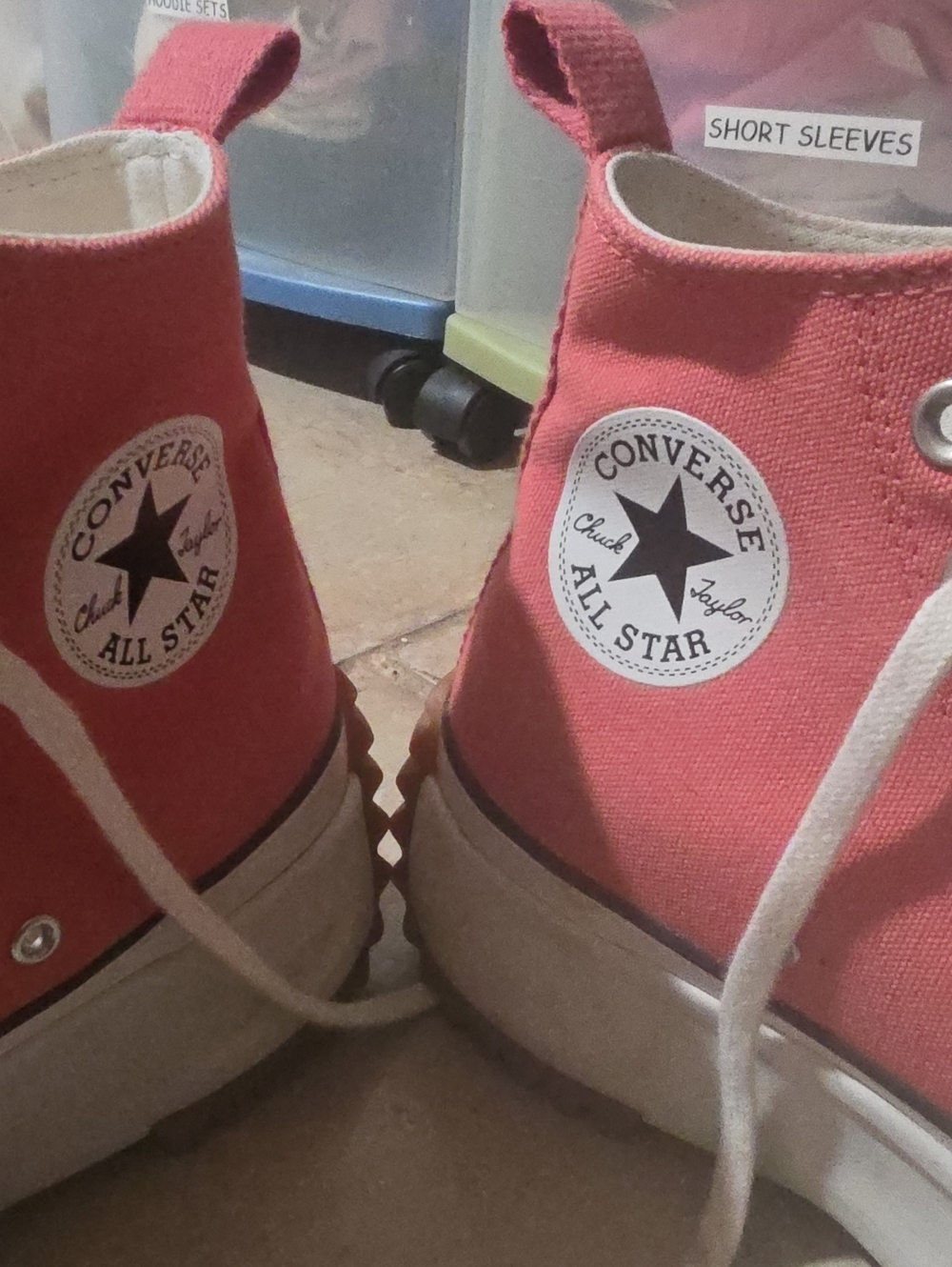 Converse Chuck Taylor All Star High Top Pink Canvas Sneakers